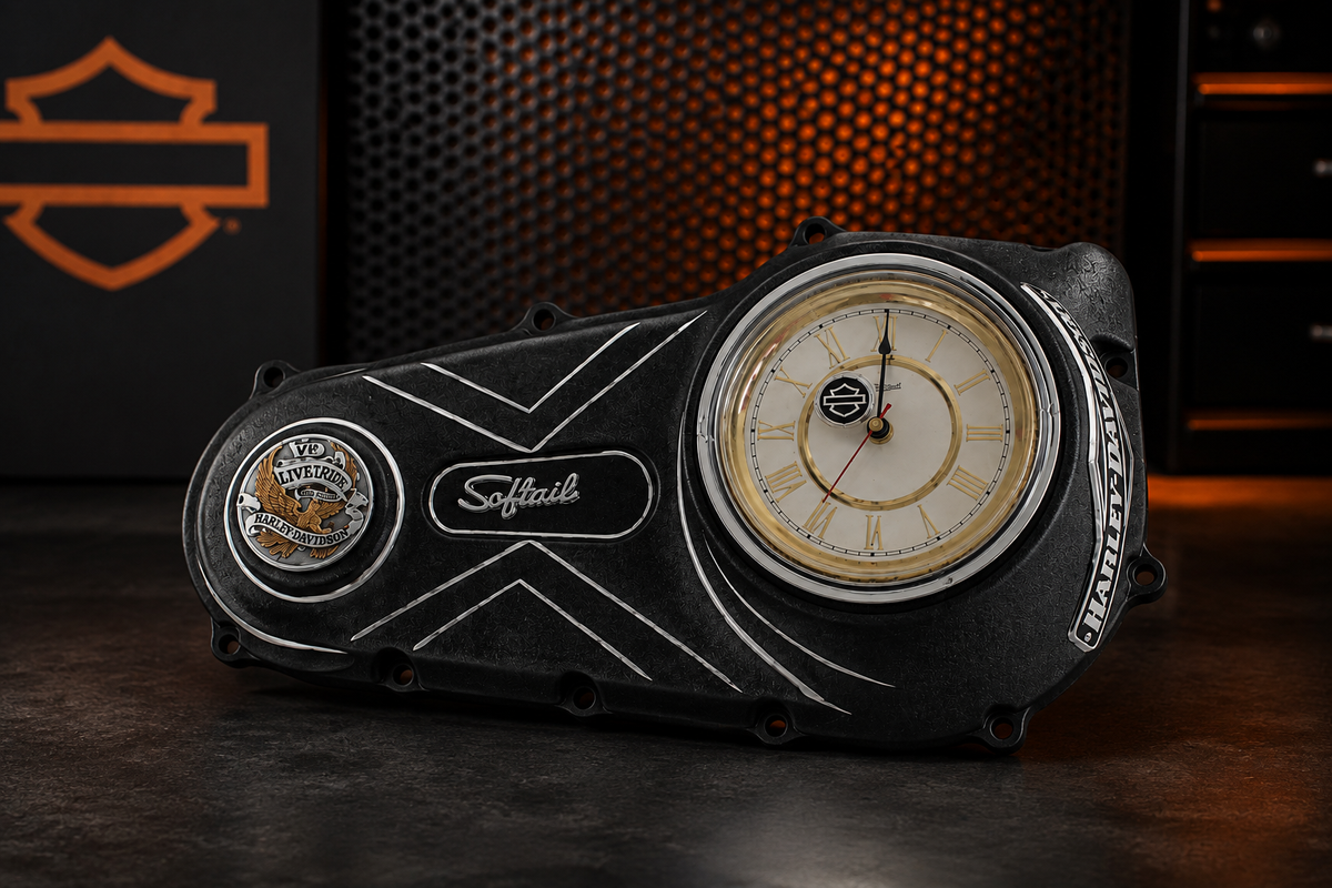 Reloj de Pared Harley-Davidson Softail – Estilo Garage Vintage